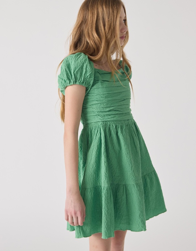 Decjuba Kids - Evie Textured Mini Dress - Kids-Teens