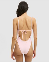 Cotton On Body - Tie Back Strapy One Piece Brazilian