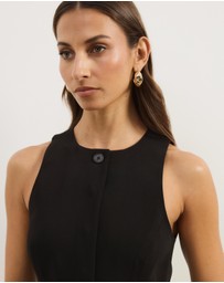 Atmos&Here - Isola Peplum Tailored Vest