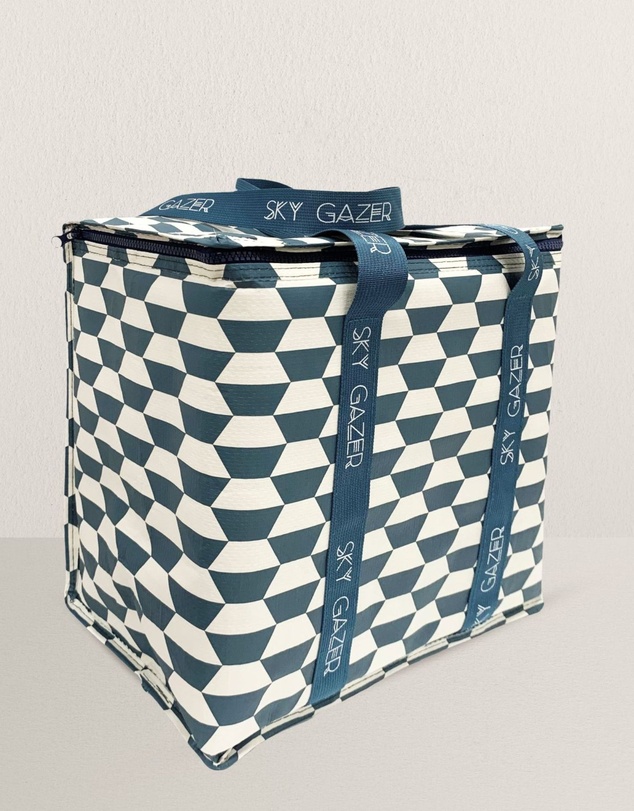 Sky Gazer - Insulated Freezer Shopping Bag - Navy