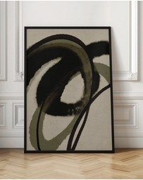 Olive et Oriel - Green Water Color No 2 by Treechild Art Print