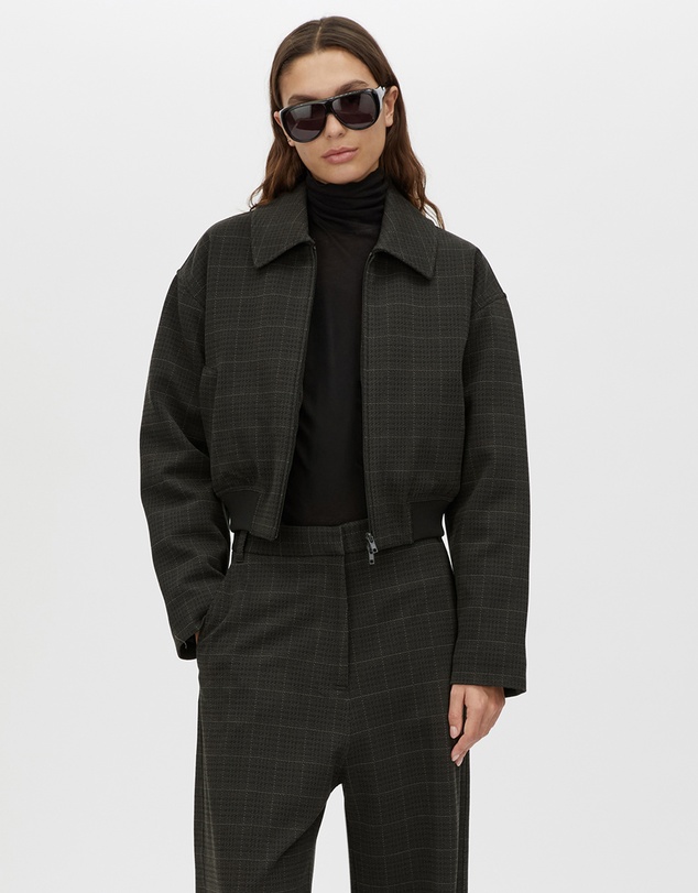 C&M CAMILLA AND MARC - Casio Cropped Bomber Jacket