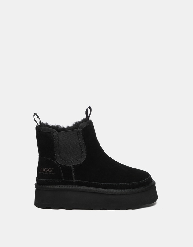 EVERAU - Australian Shepherd Ugg Chelsie Platform Cow Suede Upper UGG Boots