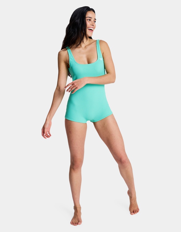 Roxy - Womens Roxy Sunshine Boyleg One Piece Swimsuit
