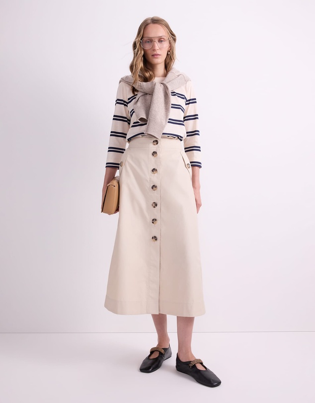 Sportscraft - Audrey Button Through Skirt