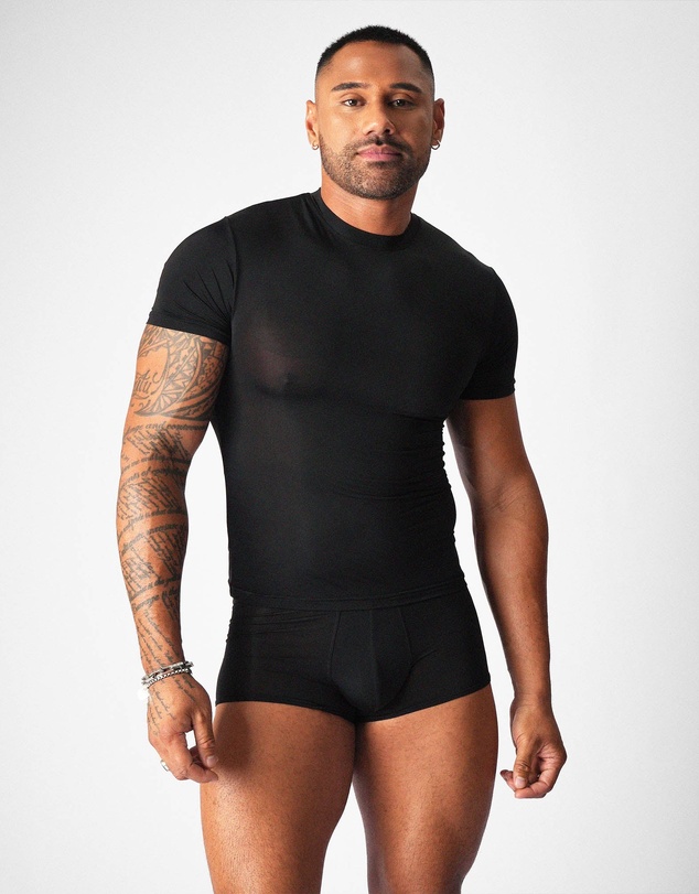 TEAMM8 - Allure Sheer Cropped Tee