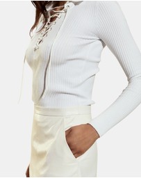 Cynthia Rowley - Ues Rib Knit Polo