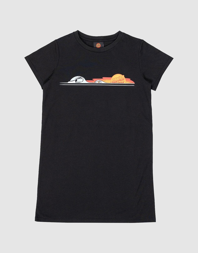 Santa Cruz - Sunrise Dot Tee Dress - Teens