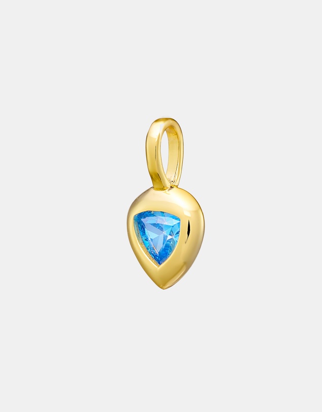 Zoe Olivia - 14K Gold Vermeil December Birthstone Charm