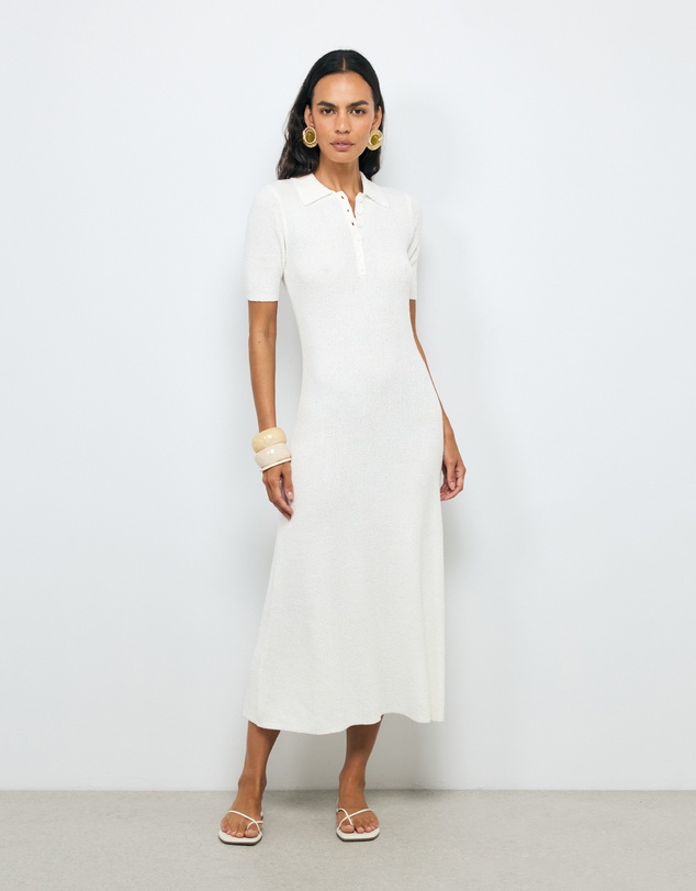 AERE - Asha Textured Knit Dress