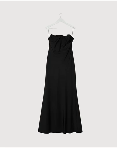Revibe - Repaired CHANCERY Jada Strapless Corset Maxi Dress - AU 12