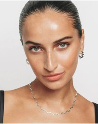 SAINT VALENTINE - Franca Hoops - Silver