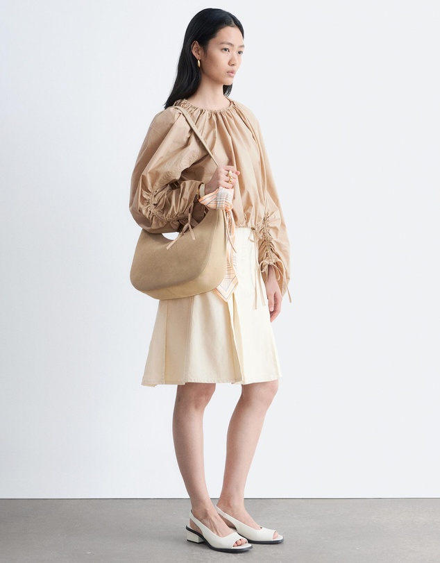 & Other Stories - Sculptural Drawstring Blouse