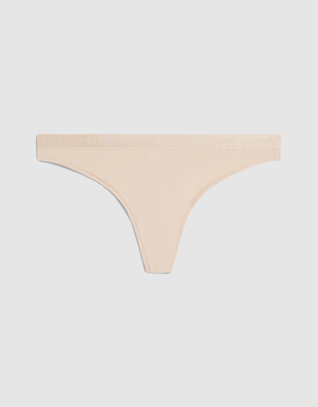 Tommy Hilfiger - Tonal Repeat Logo Waistband Thongs