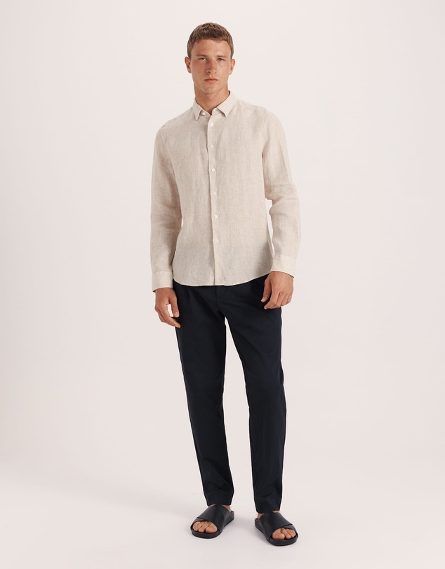 SABA - Anderson Classic Yarn Dyed Linen Shirt