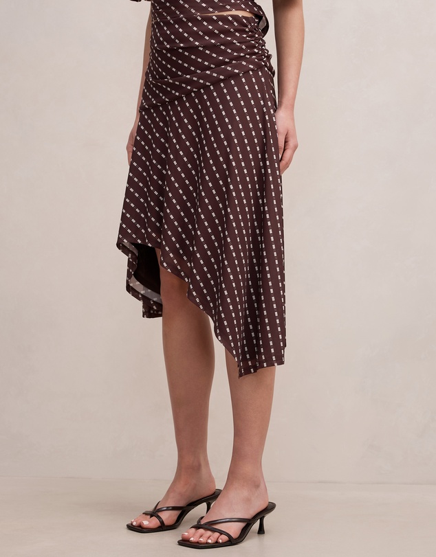 Forever New - Polly Hanky Hem Midi Skirt