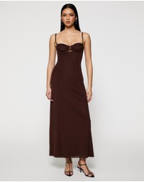 Lover - Clara Bustier Midi Dress
