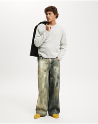 Cotton On - Cropped Fit Textured Long Sleeve