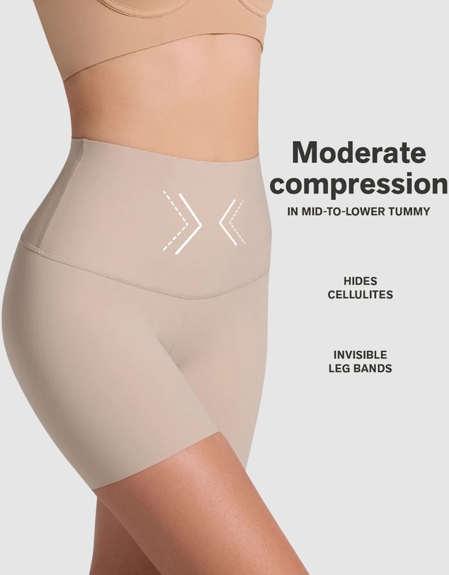 Leonisa - PowerShorts Tummy Control & Anti-Chafe Short