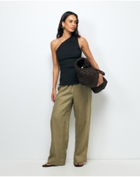 AERE - Kora One Shoulder Top