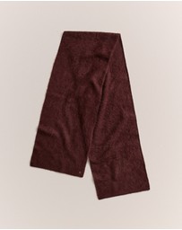 Trenery - Brushed Alpaca Scarf in Espresso