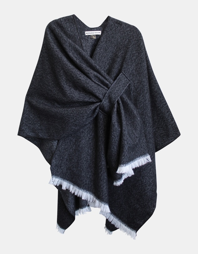 Morgan & Taylor - Concetta Poncho in Black