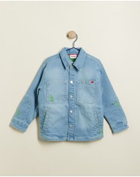 HUGO - Denim Overshirt - Teens