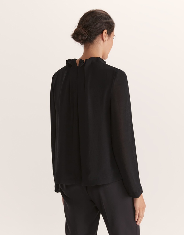 SABA - Willa High Neck Long Sleeve Top