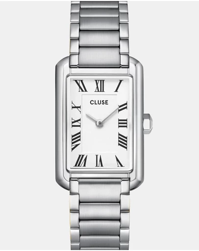 Cluse - Belisenna White/Silver Link
