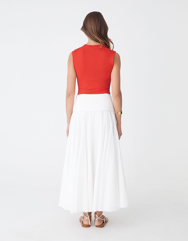 Forcast - Kirsty Bamboo Ruched Top