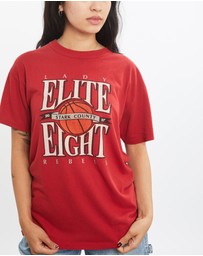 Vintage by The Real Deal - Pre Loved - Vintage Elite Eight Rebels Basketball Tee