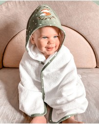 Living Textiles - Jersey Hooded Towel - Forest Retreat