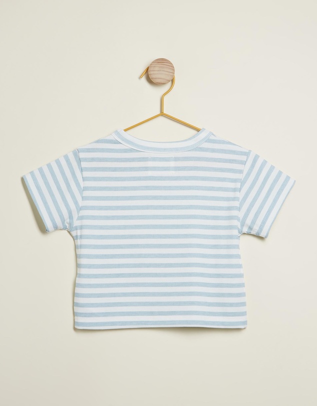 All Fenix - Mini Rib Stripe Tee - Babies-Kids