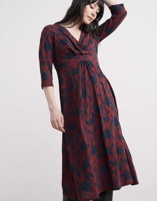 Seasalt - Seasalt Cornwall Brown 3/4 Chapelle Dress