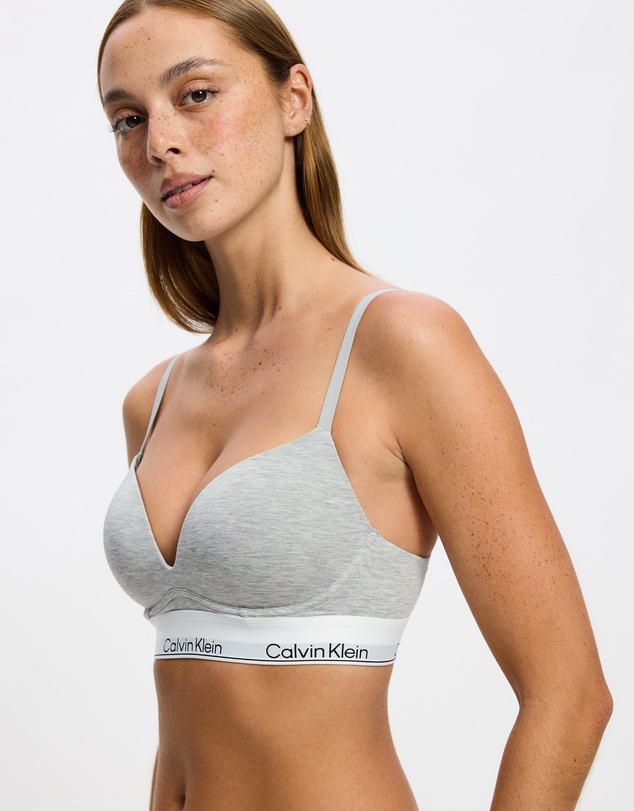 Calvin Klein - Icon Cotton Modal Push-Up Plunge Bra