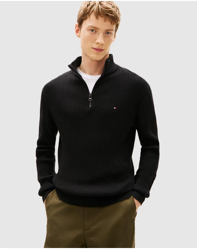 Tommy Hilfiger - Cashmere Quarter-Zip Jumper