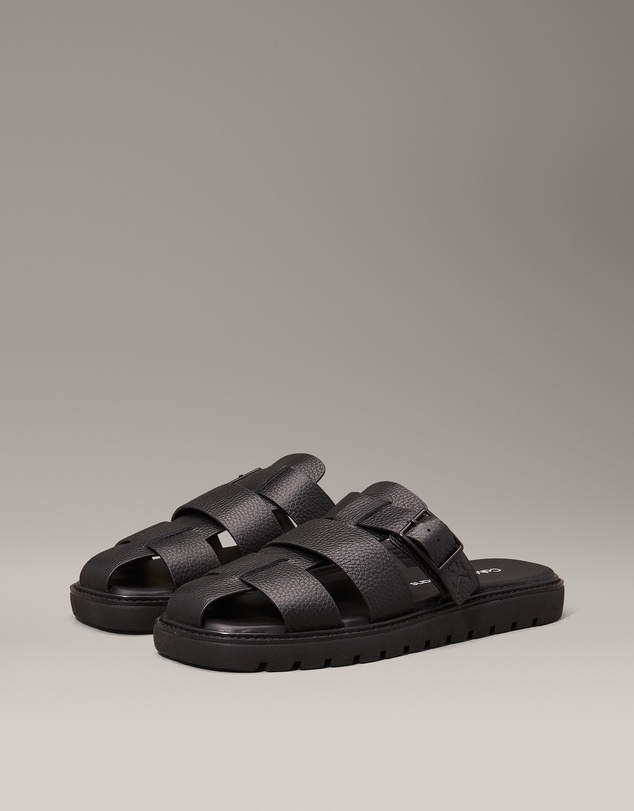 Calvin Klein - Leather Fisherman Sandals
