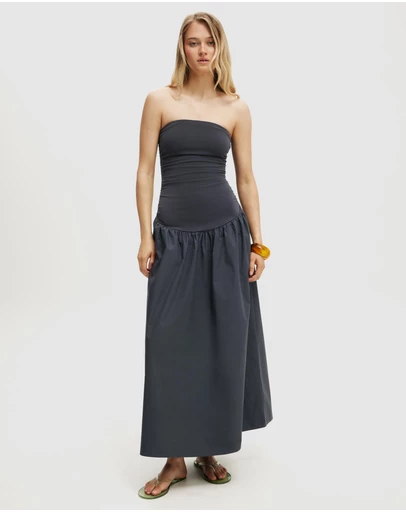 Cotton On - Romee Shirred Side Maxi Dress