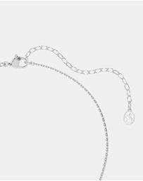 Swarovski - Ariana Grande x Swarovski Pendant, Crystal Pearl, Round Cut, Flower, White, Rhodium Plated