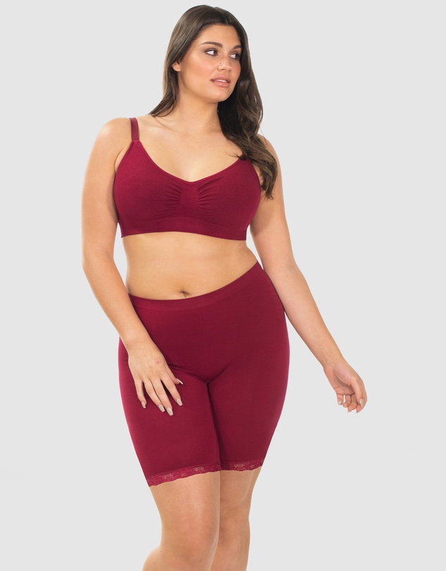 B Free Intimate Apparel - Mid Rise Anti-Chafing Cotton Shorts