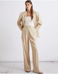 Marella - Twill Wide-Leg Trousers