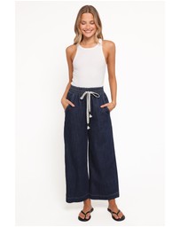 Petal & Pup - Jenni Wide Leg Pant - Indigo Wash