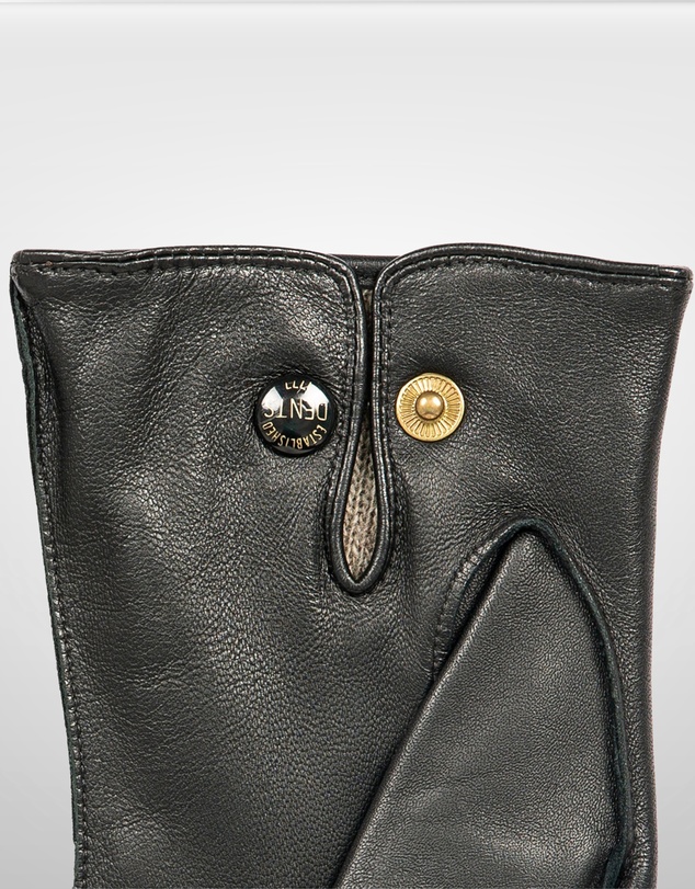 DENTS - Officers Classic Leather Gloves w 100% Wool Lining