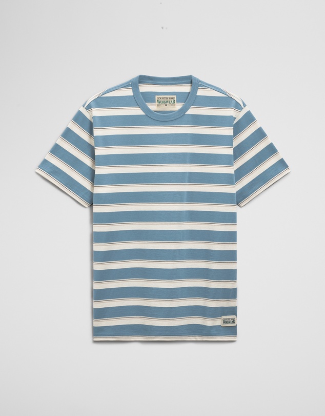 Country Road - Australian Cotton Stripe Workwear T-shirt