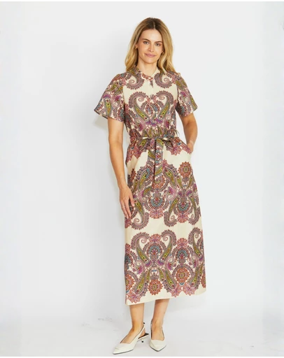 KACHEL - Fern Midi Dress