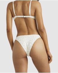 RVCA - Ditsy Rib Medium French Bikini Bottoms