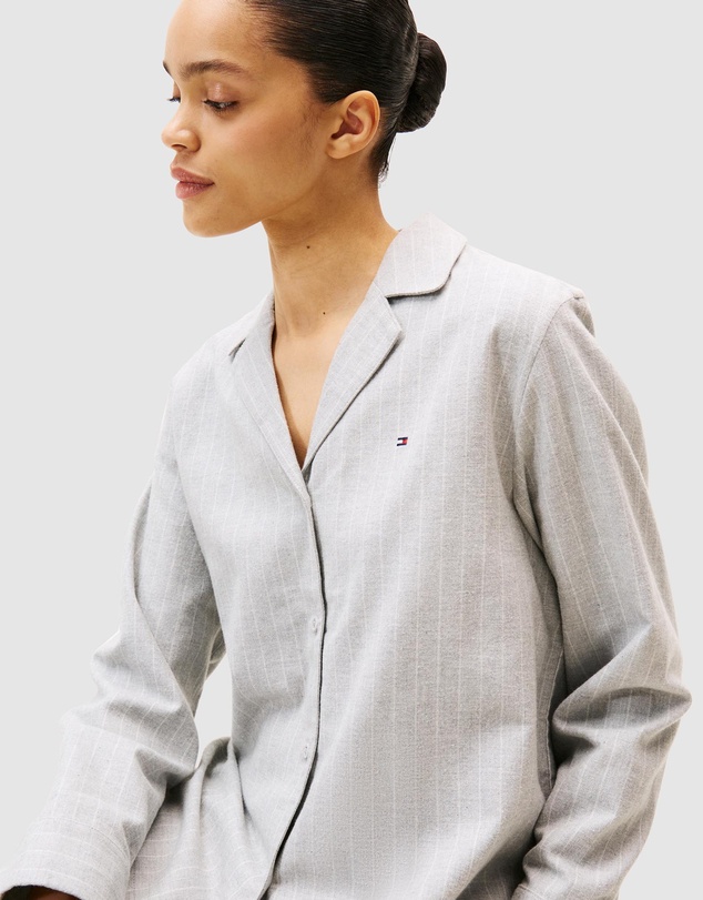 Tommy Hilfiger - Essential Herringbone Stripe Flannel Pyjama Set