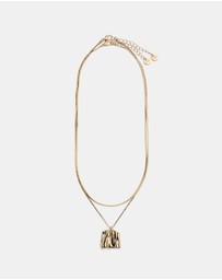 Seed Heritage - Square Molten Pendant Necklace