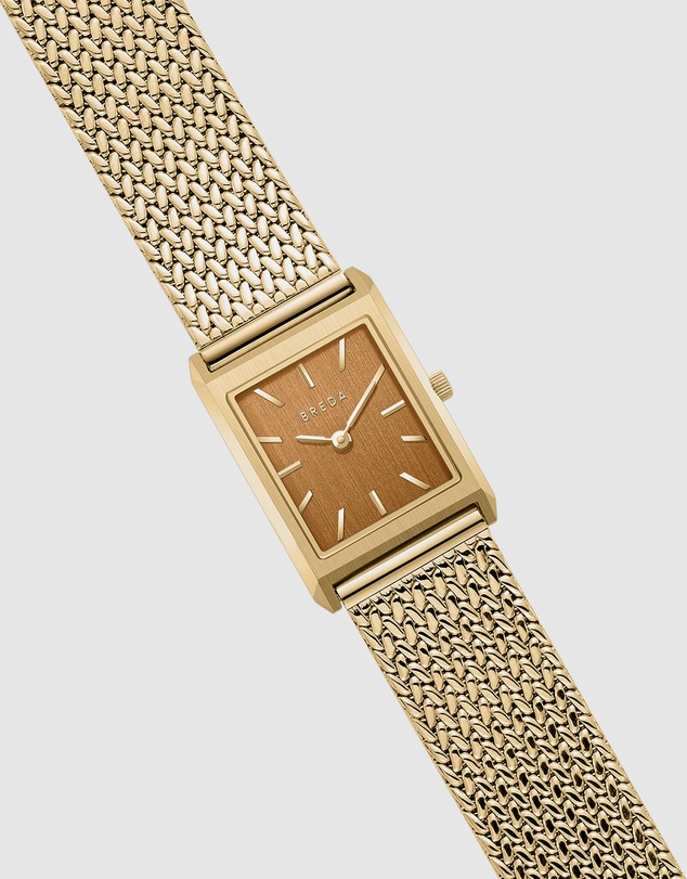 Breda - Virgil Tethered Metal Mesh Watch, 20MM