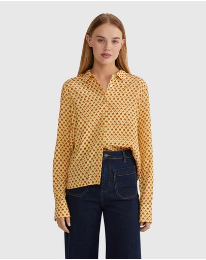 Oxford - Poppy Printed Blouse